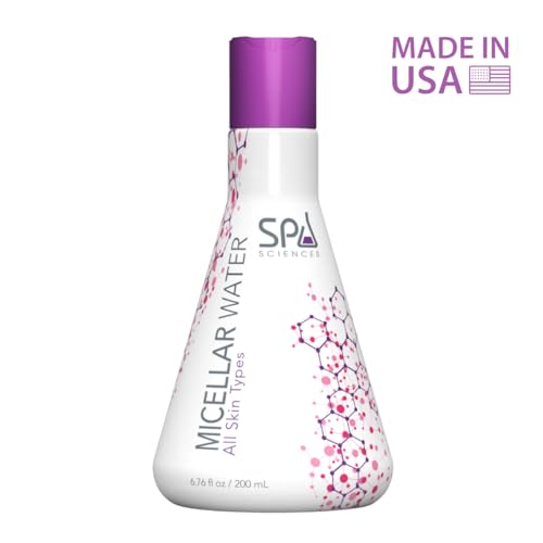 Spa Sciences Micellar Water - Gentle Waterless Cleanser for All Skin Types 6.76oz