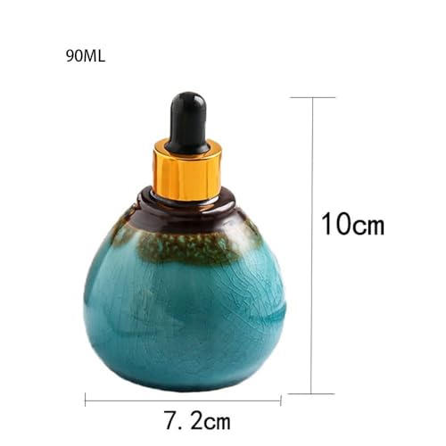 Leadigol Ceramic Essential Oil Diffuser Jar - 90ml Travel Pot