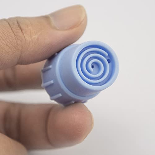 Elitzia 12Pcs Silicone Hydro Dermabrasion Tips Vortex for Face - Small & Large Set