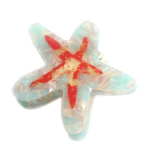 Starfish Hair Claw Clip - Handcrafted Cellulose Acetate Ocean Accessory