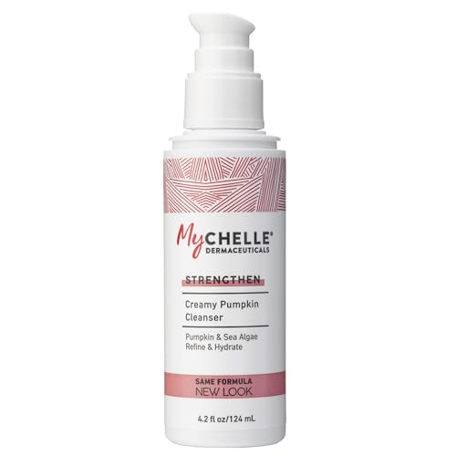 MyChelle Dermaceuticals Pumpkin Facial Cleanser 4.2 Fl Oz – Moisturizing Skin Nourisher with Pumpkin Seed Oil & Antioxidants