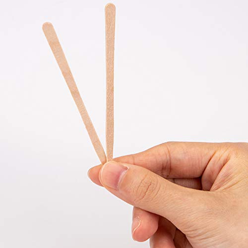 Hedume Wax Applicator Sticks 2000 Pieces - Wood Spatulas for Hair Removal & Crafting