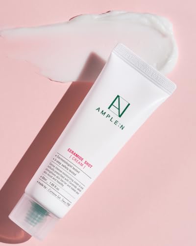 AMPLE:N Ceramide Shot Cream | Fragrance-Free Korean Moisturizer for Dry Skin