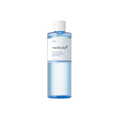 Medicube Zero Pore Exfoliating & Hydrating Toner 8.45 Fl Oz - Clear Skin Care for Pores & Sebum Control