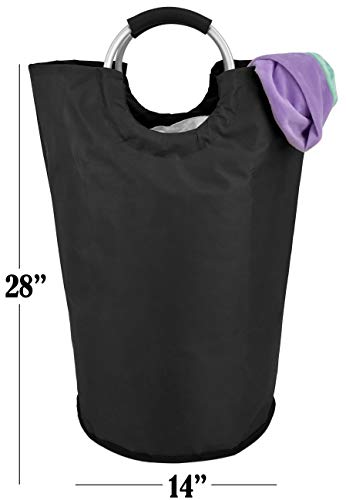 Handy Laundry 60L Collapsible Waterproof Laundry Basket - Durable, Foldable with Soft Grip Handles