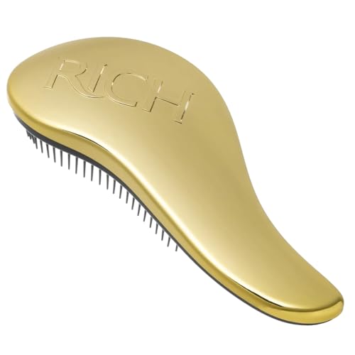 RICH Golden Glamour Satin Touch Detangling Brush - Anti-Static Hair Brush
