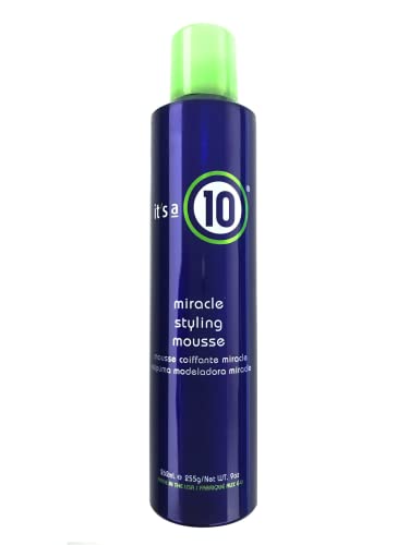 It's a 10 Miracle Styling Mousse - Lightweight Moisture & Silk Protein, 9 Oz