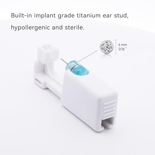 Limerencia Titanium G23 Ear Piercing Kit with Disposable Gun - 2 Pack
