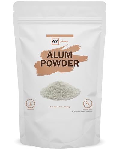Natural Alum Powder for Skin & Water Purification - 5 lbs / 2.27 kg from mGanna