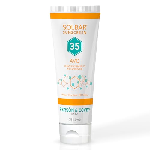 Person & Covey Solbar AVO SPF 35 Sunscreen 3 oz - Gentle Broad Spectrum Face & Body Sunblock, Sensitive Skin Formula