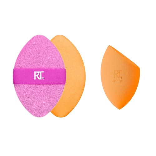Real Techniques Makeup Sponge & Powder Puff Set for Blending & Setting
