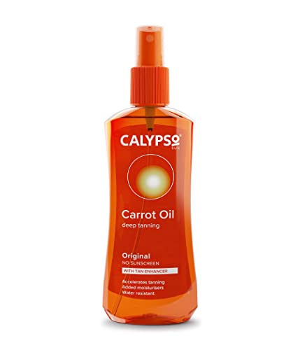 Calypso Carrot Oil Tan Extender 220ml - Moisturizing Sun Tanning Oil