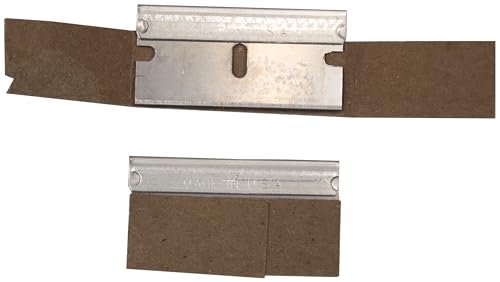 Heavy-Duty Single Edge Razor Blades - 100 Pack for Scrapers