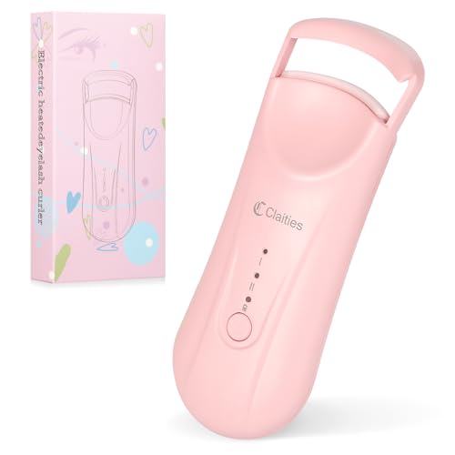 Rose Gold Heated Eyelash Curler - Type-C Rechargeable Mini Curling Tool