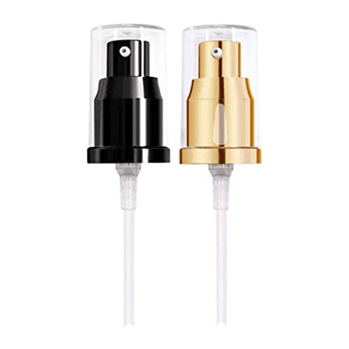 LUFOX 2Pcs Foundation Pump for Maybelline Fit Me Liquid Foundation Black+Gold
