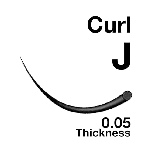 EMILYSTORES 0.05mm J Curl 9mm Volume Eyelash Extensions - Soft & Natural