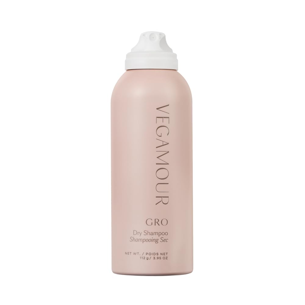 VEGAMOUR GRO Dry Shampoo - Volumizing Spray for Thicker, Fuller Hair | Natural Citrus Scent