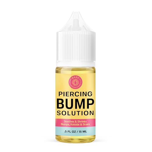 BASE LABORATORIES Piercing Bump Treatment & Keloid Aftercare Solution 0.5 oz