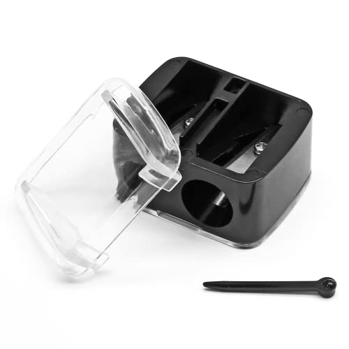BokWin Dual Makeup Pencil Sharpener - 5 Pack for Eyeliner & Lipliner
