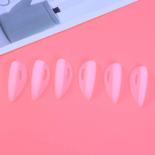 Lurrose Silicone Eyelash Lift Rods - 10 Pairs Reusable Lash Perming Pads