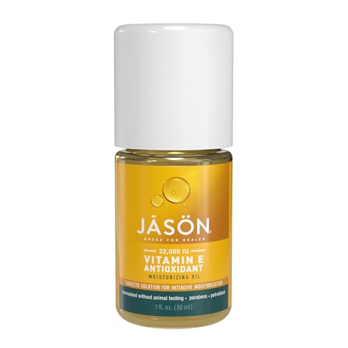 JASON Vitamin E Moisturizing Oil 32,000 IU - 1 Fl Oz for Skin Care