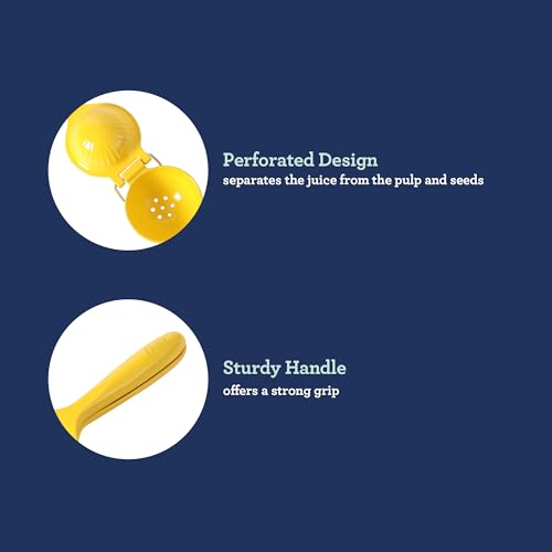 Oster Ravello Manual Lemon and Lime Squeezer - Durable Citrus Juicer