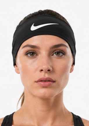 Nike Dri-FIT Fury Sweat-Wicking Sports Headband with Silicone Grips