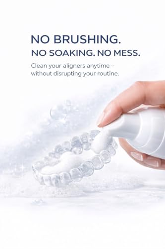 Aligner & Retainer Cleaning Foam - Whitening, Minty Fresh, 50ml
