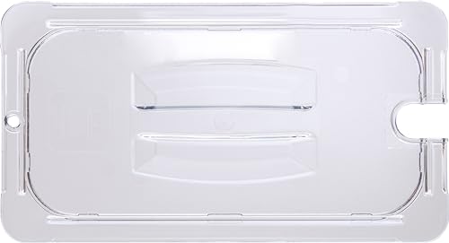 Carlisle StorPlus Third Size Polycarbonate Food Pan Lid with Notched Handle
