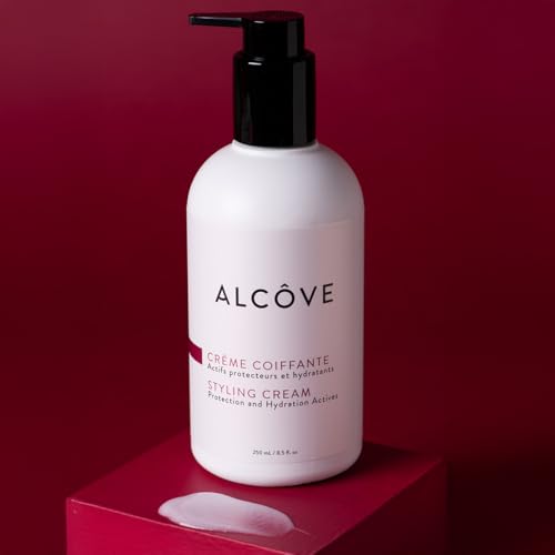 Alcôve Medium Hold Styling Cream for Curly Hair, Volume & Frizz Control
