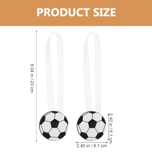 Football Curtain Tiebacks - 2pcs Magnetic Drapery Holdbacks for Kids Room