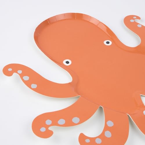 Meri Meri Under the Sea Octopus Party Plates - Pack of 8
