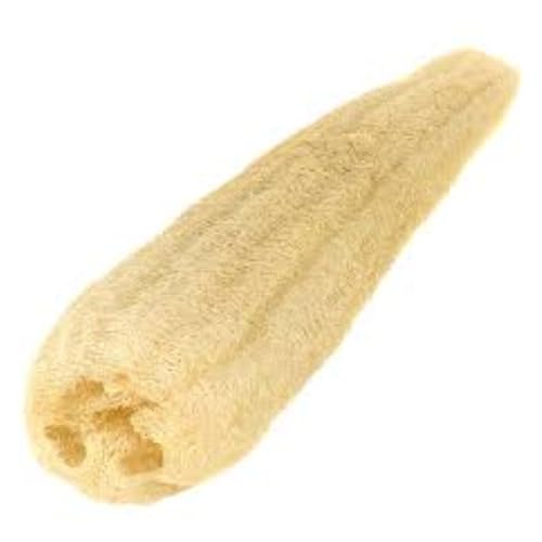 100% Natural Egyptian Loofah Sponge - Exfoliating Body Scrubber (1 Count)