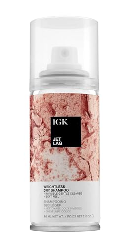 IGK Jet Lag Invisible Dry Shampoo Spray - Travel Size 2 oz