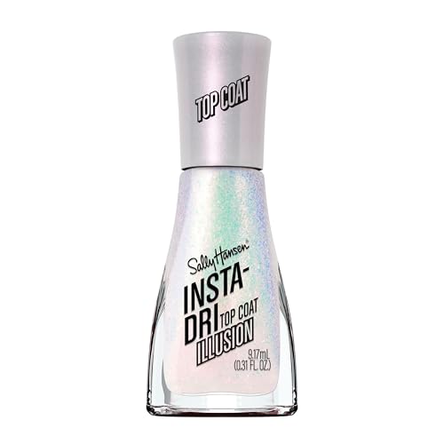 Sally Hansen Insta-Dri Top Coat - Quick Dry Shimmery White Nail Polish
