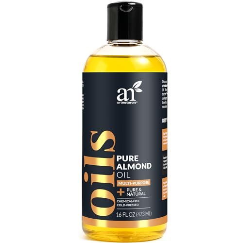 Sweet Almond Oil 16oz - Natural Moisturizer & Carrier Oil for Skin & Hair