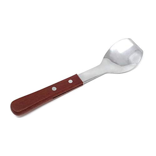 Honbay Stainless Steel Ice Cream Scoop with Wooden Handle
