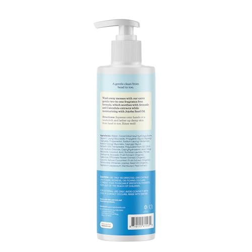 Hello Bello Baby Shampoo & Body Wash - Fragrance Free, 10oz