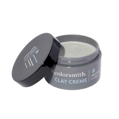 Colorsmith Men’s Clay Creme Styling Cream, Medium-Firm Hold, Matte Finish