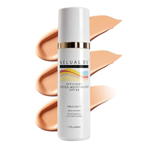 KELUAL DS Anti-Aging Tinted Moisturizer SPF 46 - Hydrating & Universal