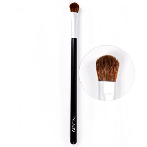 Palladio Flat Shadow Eyeshadow Brush - Flawless Blending & Contouring, Synthetic Bristles, Professional Makeup Tool