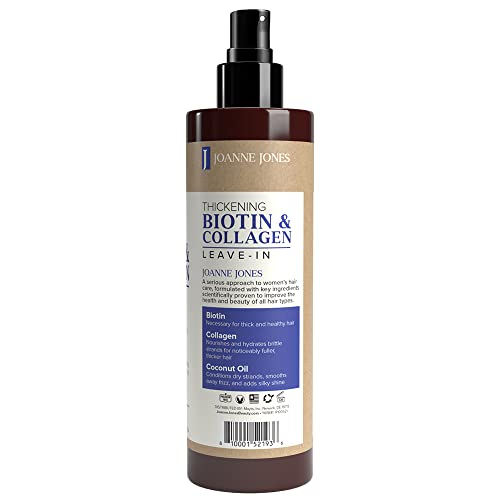 Joanne Jones Biotin & Collagen Leave-In Conditioner, Volumizing Hair Spray