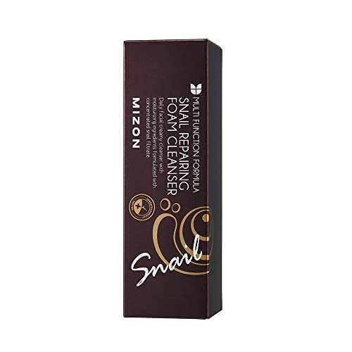 MIZON Snail Repairing Foam Cleanser - Gentle Pore & Sebum Face Wash