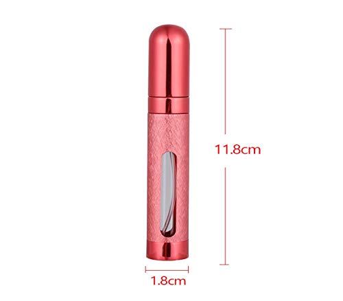 Tvoip 12ML Travel Perfume Atomizer - Refillable Spray Bottle in 6 Colors