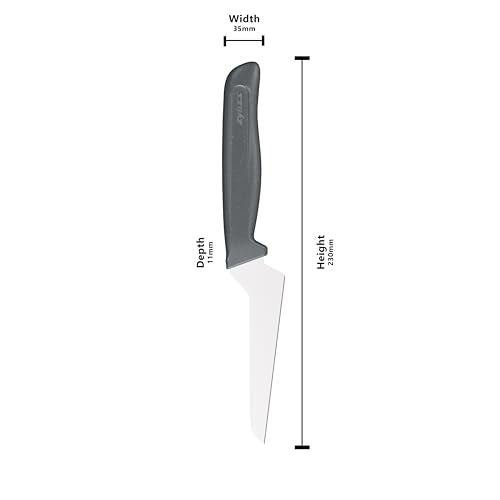 Zyliss Offset Santoku Knife - 3.9" German Stainless Steel Blade