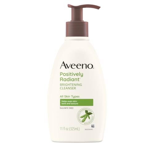 Aveeno Positively Radiant Brightening Facial Cleanser, 11 oz - Gentle Daily Wash