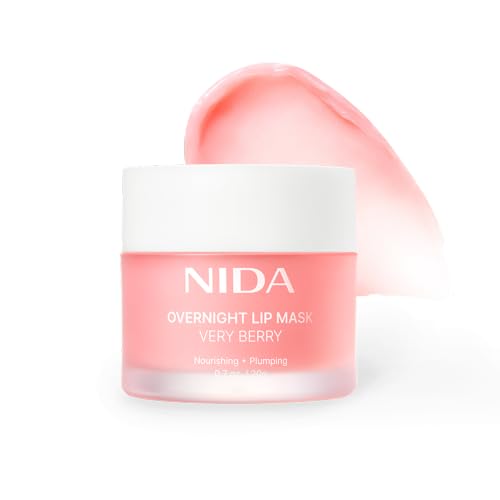 NIDA Overnight Lip Mask - Very Berry | Intense Hydration & Plumping Treatment
