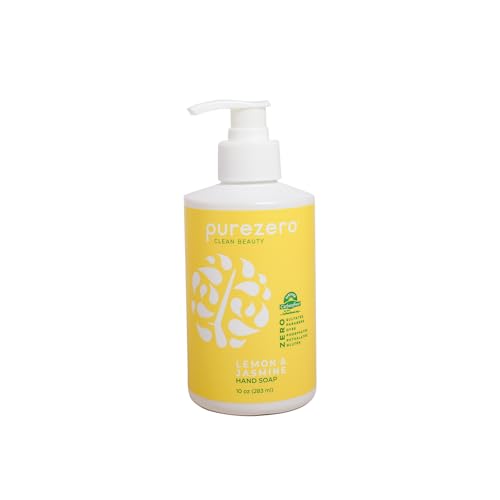 Purezero Lemon & Jasmine Hand Soap - Moisturizing & Sulfate-Free, 10oz