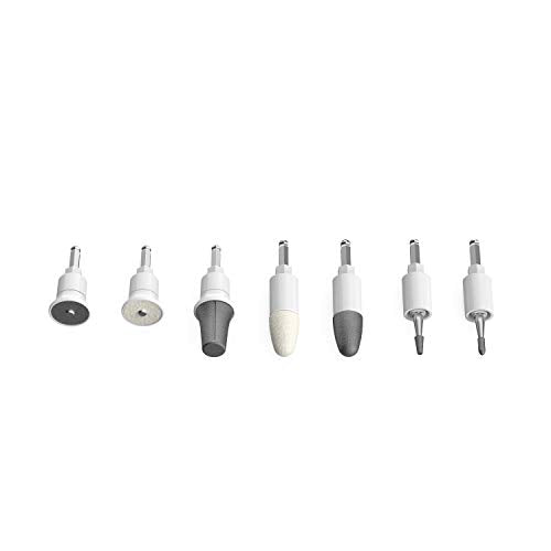 PureNails 7-Piece Replacement Nail Drill Bit Set for Manicure and Pedicure