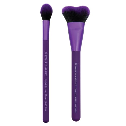 MODA Perfect Pairs Insta-Glow 2-Piece Vegan Makeup Brush Kit